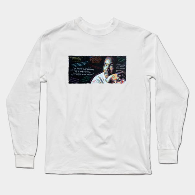 MLK Quotes Long Sleeve T-Shirt by marengo